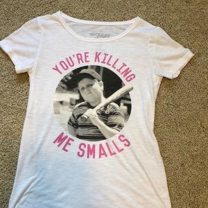 You’re killing me smalls white tee